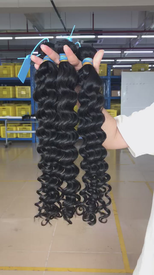 Luxury Virgin Deep Wave Bundles